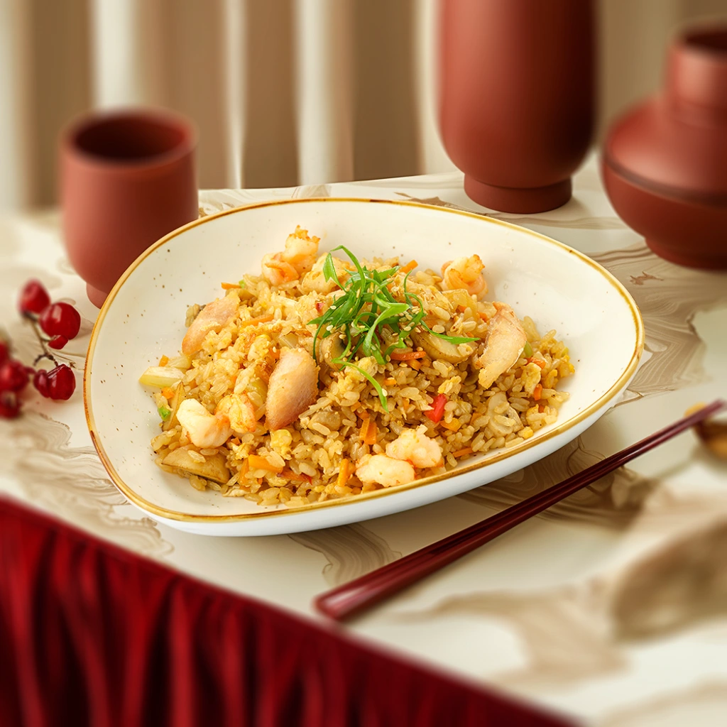 Рис с морепродуктами