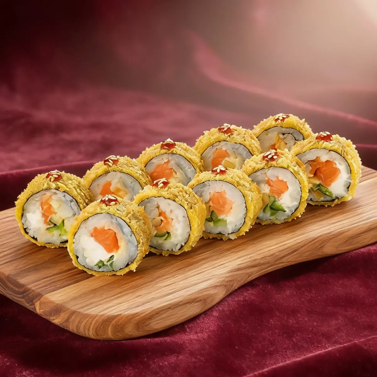 Americano жареный лосось 10 шт