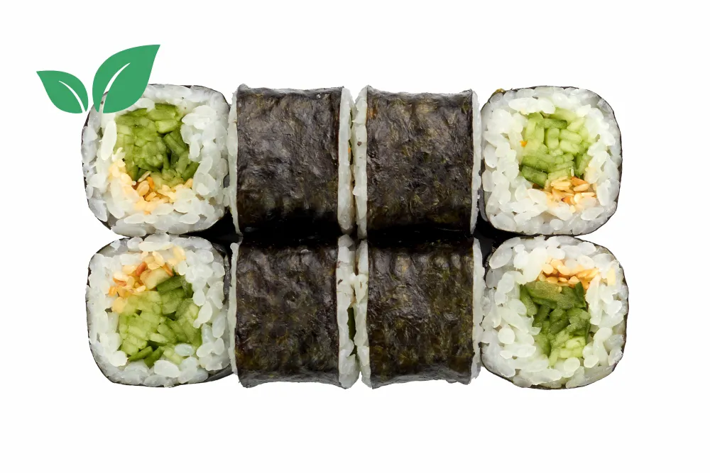 Thin roll with cucumber 8 pcs.