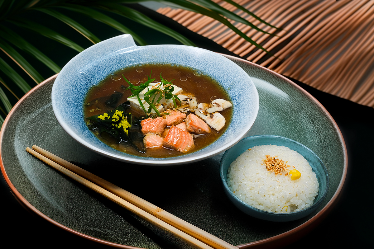 Мисо с лососем ЗА 40 МИНУТ