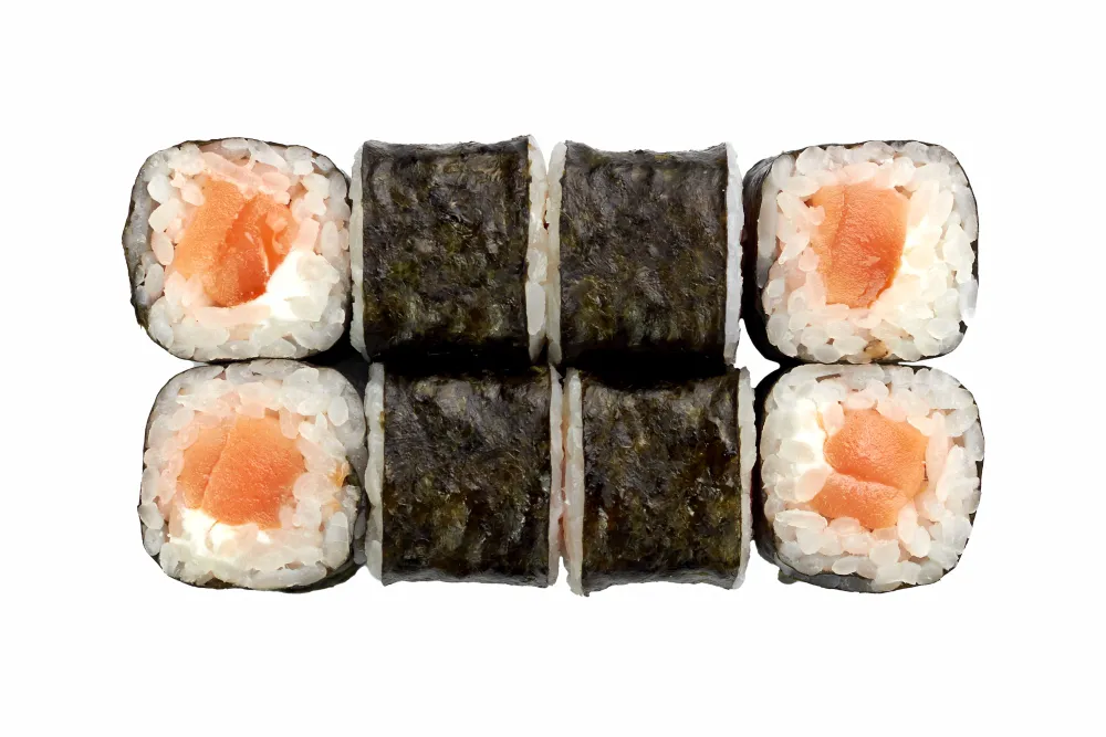 Thin roll with salmon 8 pcs.