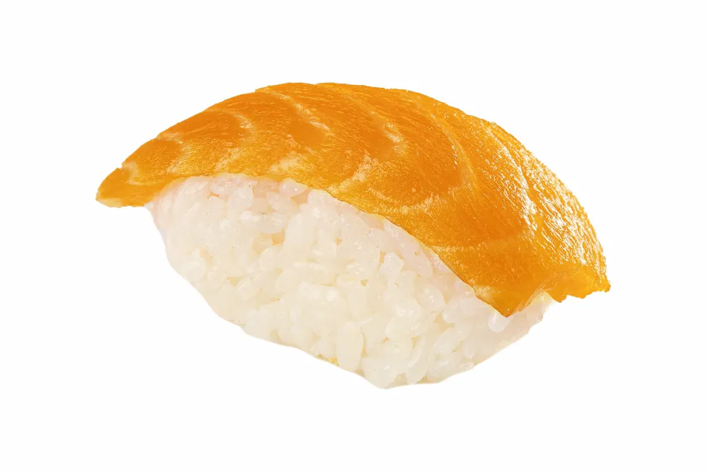 Smoked salmon nigiri