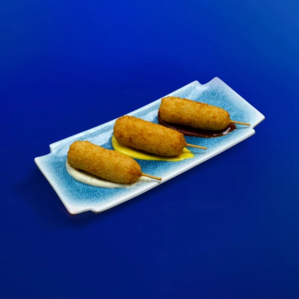 Mini corn dogs