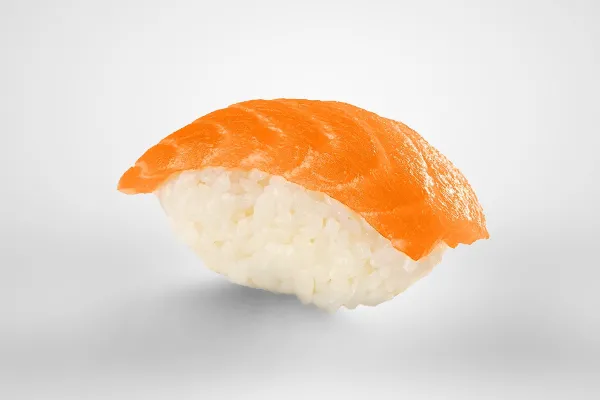 Smoked salmon nigiri