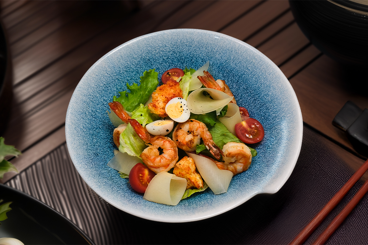 Цезарь с креветками ЗА 40 МИНУТ