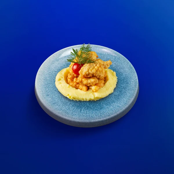 Куриные наггетсы с пюре