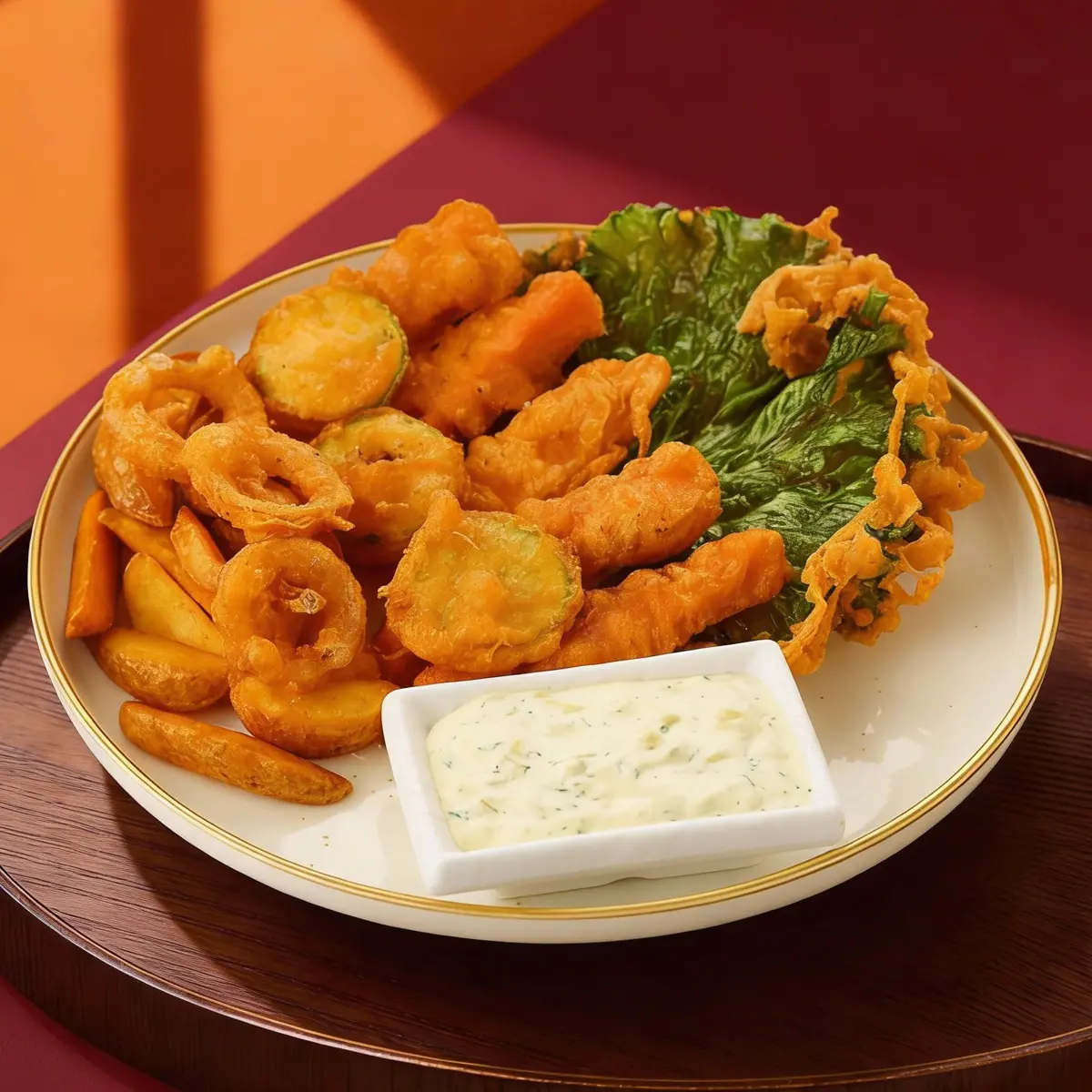 Лосось темпура 