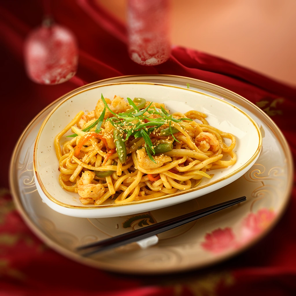 Удон с морепродуктами